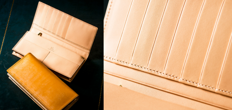 ブライドルのヌメ革